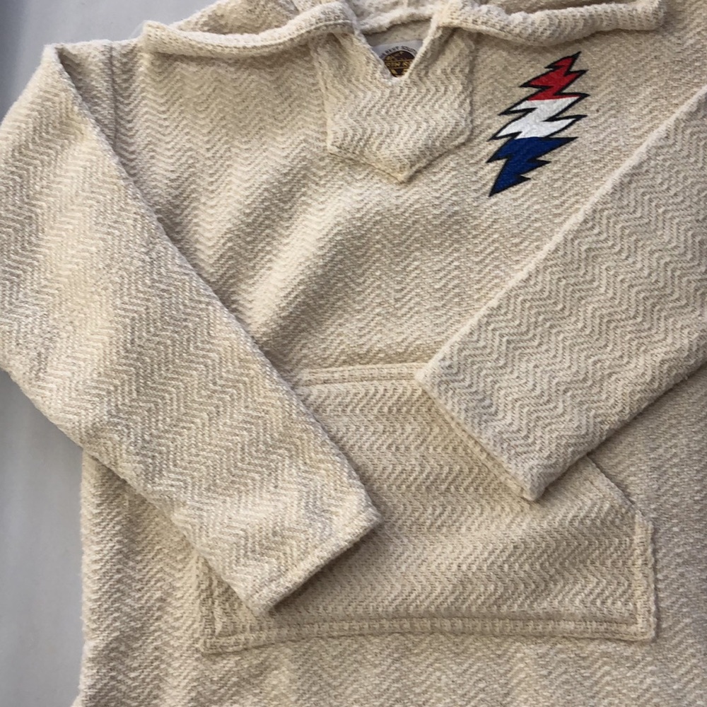 Grateful Dead Earth Ragz Hooded Poncho - Picture 2 of 5